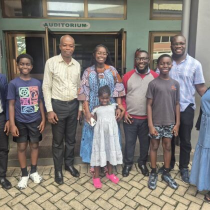 The CEO’s second daughter and family visits the academy from USA